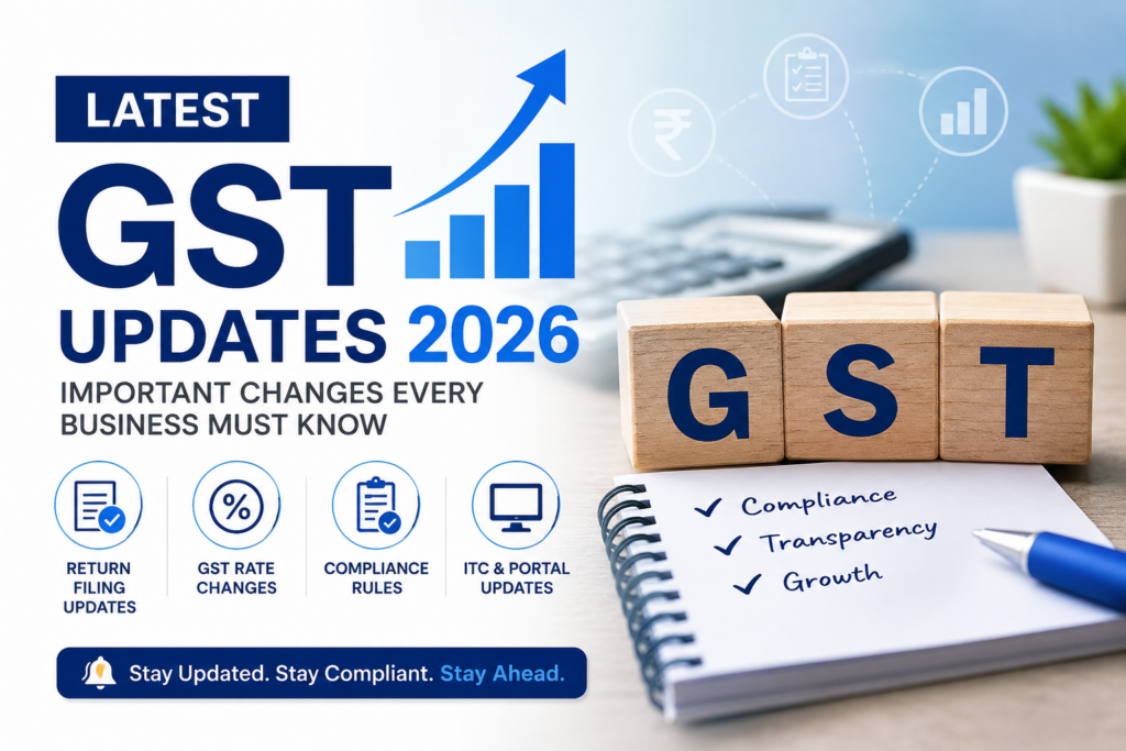 Latest GST Updates 2026 in India | New GST Rules, ITC change