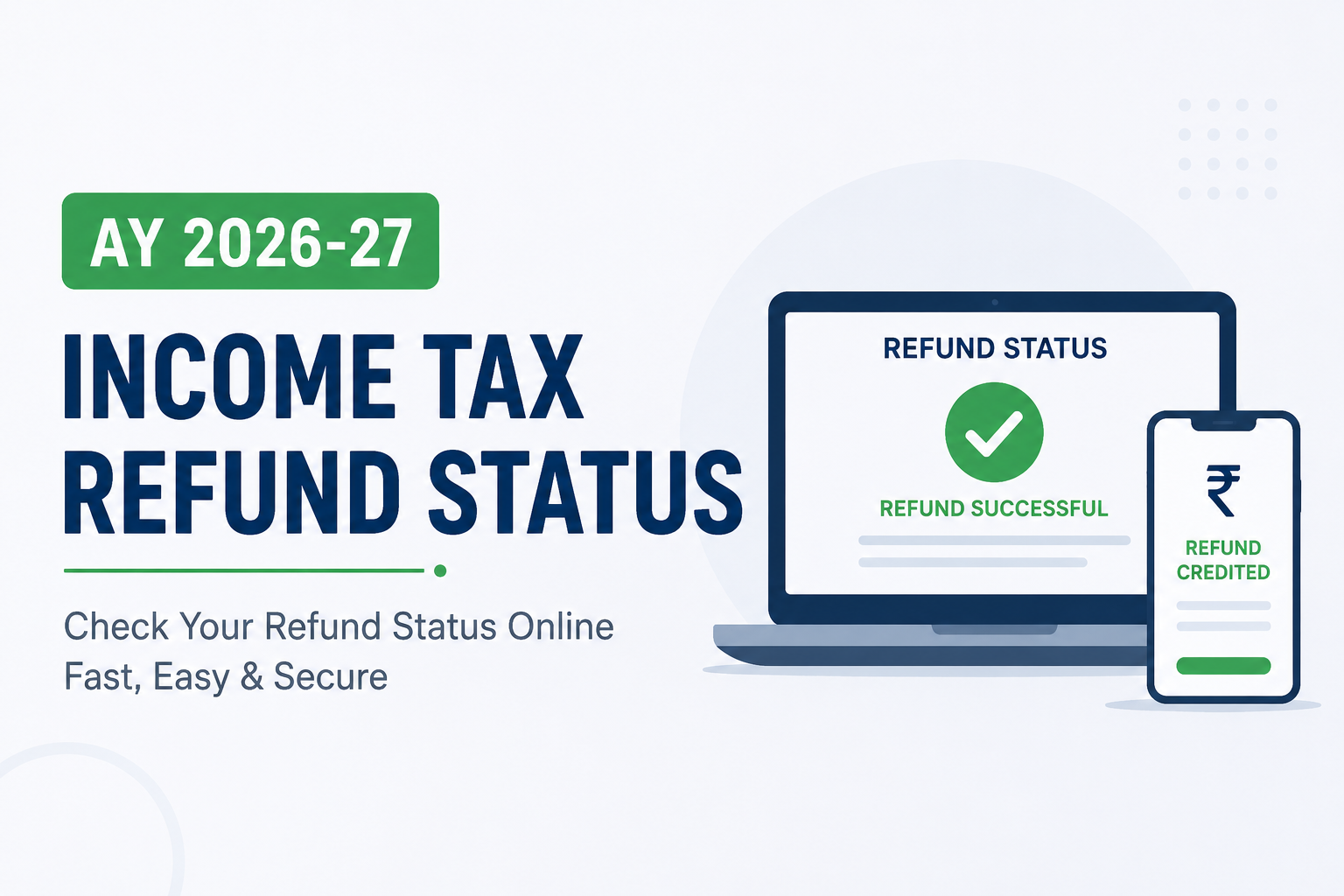 AY 2026-27 income tax refund